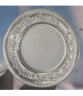 Piatto Tondo C474 in argento lavorato