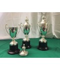 Coppa 420 in Silver con manici e coperchio 420